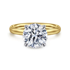 Unite---14K-White-Yellow-Gold-Round-Solitaire-Diamond-Engagement-Ring1