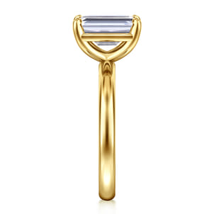 Unite - 14K Yellow Gold Radiant Cut Solitaire Diamond Engagement Ring