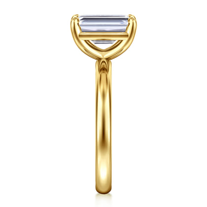 Unite - 14K Yellow Gold Radiant Cut Solitaire Diamond Engagement Ring