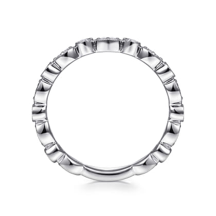 Viena - 14K White Gold Diamond Eternity Band