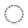 Eternity Band Wedding Ring in 14k White Gold with Round Natural Diamond at Gabriel & Co.