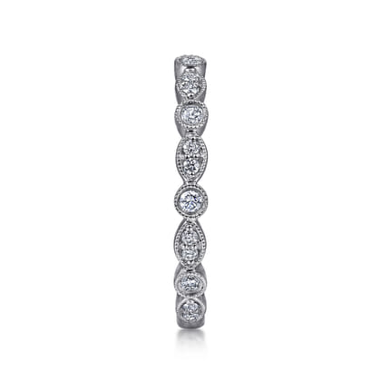 Viena - 14K White Gold Diamond Eternity Band
