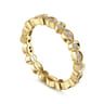 Eternity Band Wedding Ring in 14k Yellow Gold with Round Natural Diamond at Gabriel & Co.