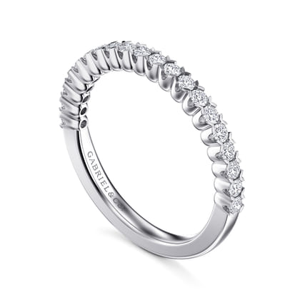 Vienne - 14K White Gold Diamond Anniversary Band