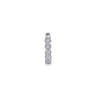 Vintage 14K White Gold 15mm Diamond Ear Cuff - 0.15 ct