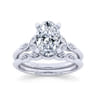 Vintage 14K White Gold Diamond Matching Wedding Band - 0.03 ct
