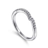 Vintage 14K White Gold Diamond Matching Wedding Band - 0.16 ct