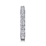 Vintage 14K White Gold Diamond Matching Wedding Band - 0.97 ct