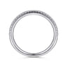 Vintage 14K White Gold Diamond Matching Wedding Band - 0.16 ct