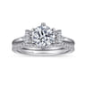 Vintage 14K White Gold Diamond Matching Wedding Band - 0.16 ct