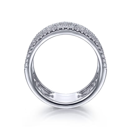 Vintage 14K White Gold Diamond Ring