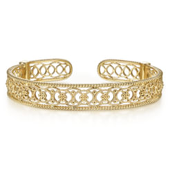 Vintage-14K-Yellow-Gold-Open-Filligree-Bangle1