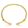 Vintage 14K Yellow Gold Open Filligree Bangle