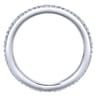 Eternity Band Wedding Ring in 14k White Gold with Round Natural Diamond at Gabriel & Co.