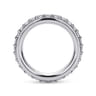 Eternity Band Wedding Ring in 14k White Gold with Round Natural Diamond at Gabriel & Co.