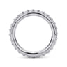 Eternity Band Wedding Ring in 14k White Gold with Round Natural Diamond at Gabriel & Co.