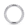 Eternity Band Wedding Ring in 14k White Gold with Round Natural Diamond at Gabriel & Co.