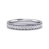 Eternity Band Wedding Ring in 14k White Gold with Round Natural Diamond at Gabriel & Co.