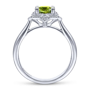 Vintage-Inspired-14K-White-Gold-Round-Peridot-and-Floral-Diamond-Halo-Ring2