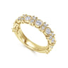 Fancy Wedding Ring in 14k Yellow Gold with Round Natural Diamond at Gabriel & Co.