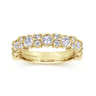 Fancy Wedding Ring in 14k Yellow Gold with Round Natural Diamond at Gabriel & Co.