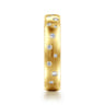 Fancy Wedding Ring in 14k Yellow Gold with Round Natural Diamond at Gabriel & Co.