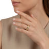 Fancy Wedding Ring in 14k Yellow Gold with Round Natural Diamond at Gabriel & Co.