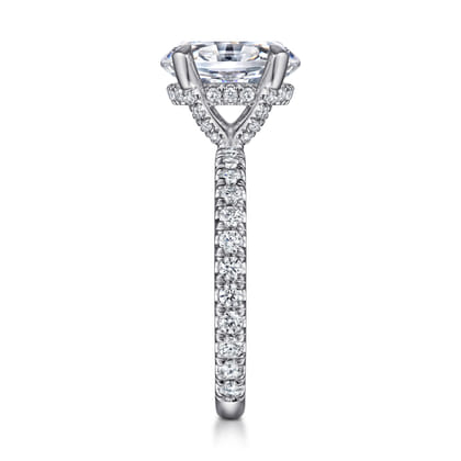 Wallis - 14K Yellow Gold Oval Diamond Engagement Ring