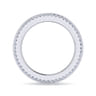 Eternity Band Wedding Ring in 14k White Gold with Round Natural Diamond at Gabriel & Co.