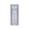Eternity Band Wedding Ring in 14k White Gold with Round Natural Diamond at Gabriel & Co.