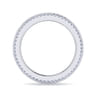 Eternity Band Wedding Ring in 14k White Gold with Round Natural Diamond at Gabriel & Co.