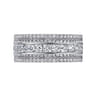 Eternity Band Wedding Ring in 14k White Gold with Round Natural Diamond at Gabriel & Co.