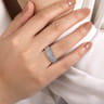 Fancy Wedding Ring in 14k White Gold with Round Natural Diamond at Gabriel & Co.