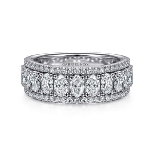 Wide-14K-White-Gold-Oval-and-Round-Diamond-Anniversary-Band1