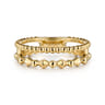 Wide Band Easy-Stack Ring 14K Yellow Gold Bujukan