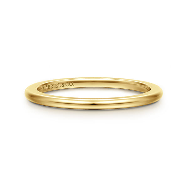 Yellow Gold Anniversary Spacer Band 1.3mm