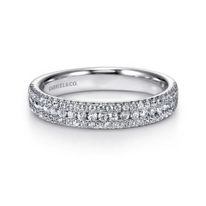 Wilshire - 14k White Gold Diamond Anniversary Band