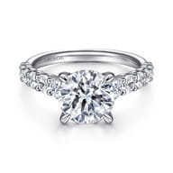 Winslet - 14K White Gold Diamond Engagement Ring