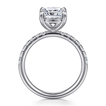 Winslow - 14K White Gold Elongated Cushion Diamond Engagement Ring