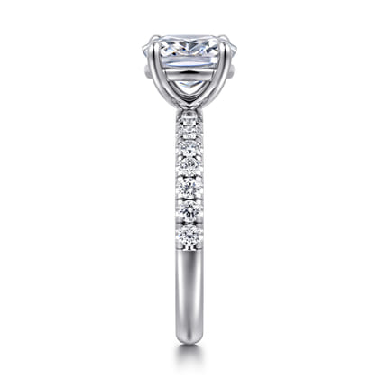 Winslow - 14K White Gold Elongated Cushion Diamond Engagement Ring