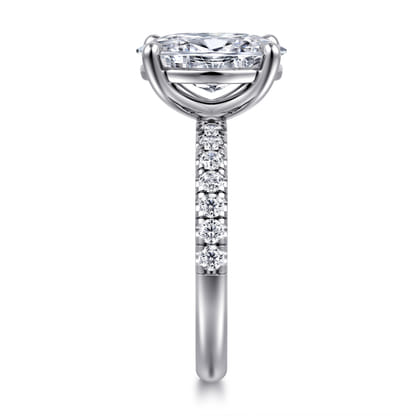 Winslow - 14K White Gold Oval Diamond Engagement Ring