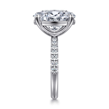 Winslow - 14K White Gold Oval Diamond Engagement Ring