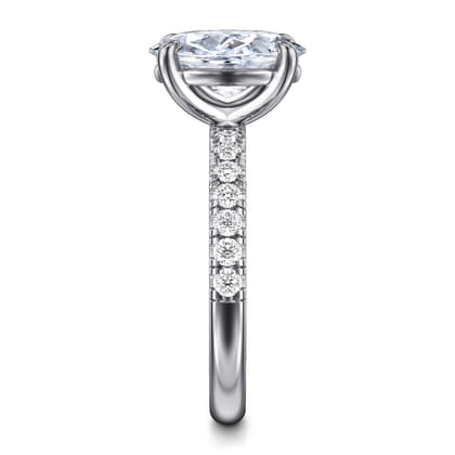 Winslow - 14K White Gold Oval Diamond Engagement Ring