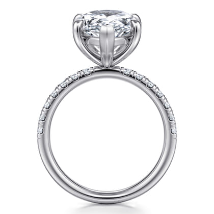 Winslow - 14K White Gold Pear Shape Diamond Engagement Ring