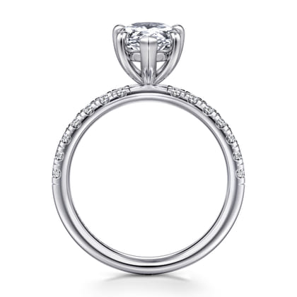 Winslow - 14K White Gold Pear Shape Diamond Engagement Ring