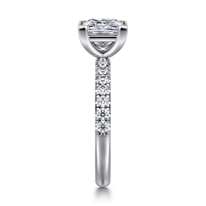 Winslow - 14K White Gold Princess Cut Diamond Engagement Ring
