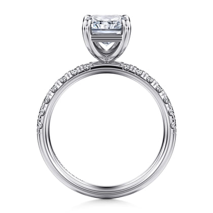 Winslow - 14K White Gold Radiant Cut Diamond Engagement Ring