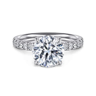 Winslow - 14K White Gold Round Diamond Engagement Ring