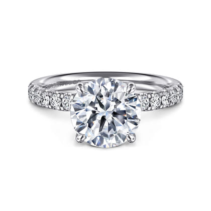 Winslow - 14K White Gold Round Diamond Engagement Ring