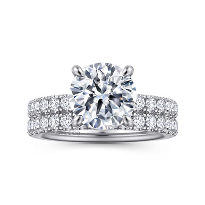 Winslow - 14K White Gold Round Diamond Engagement Ring